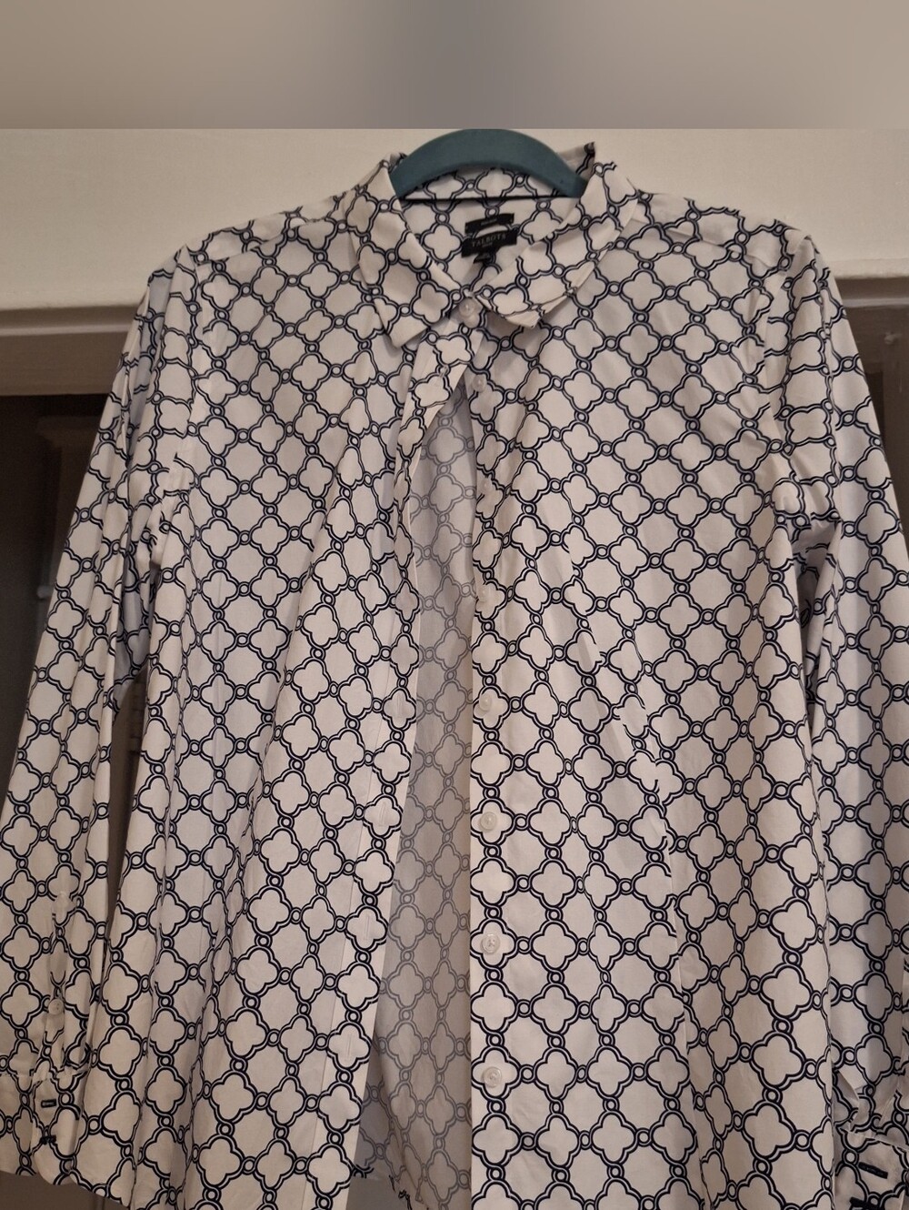 Talbots  Button-Down Shirt with Geometric Print
